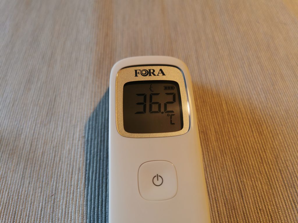 FORA IR42 Stirnthermometer Messwert unbeleuchtet