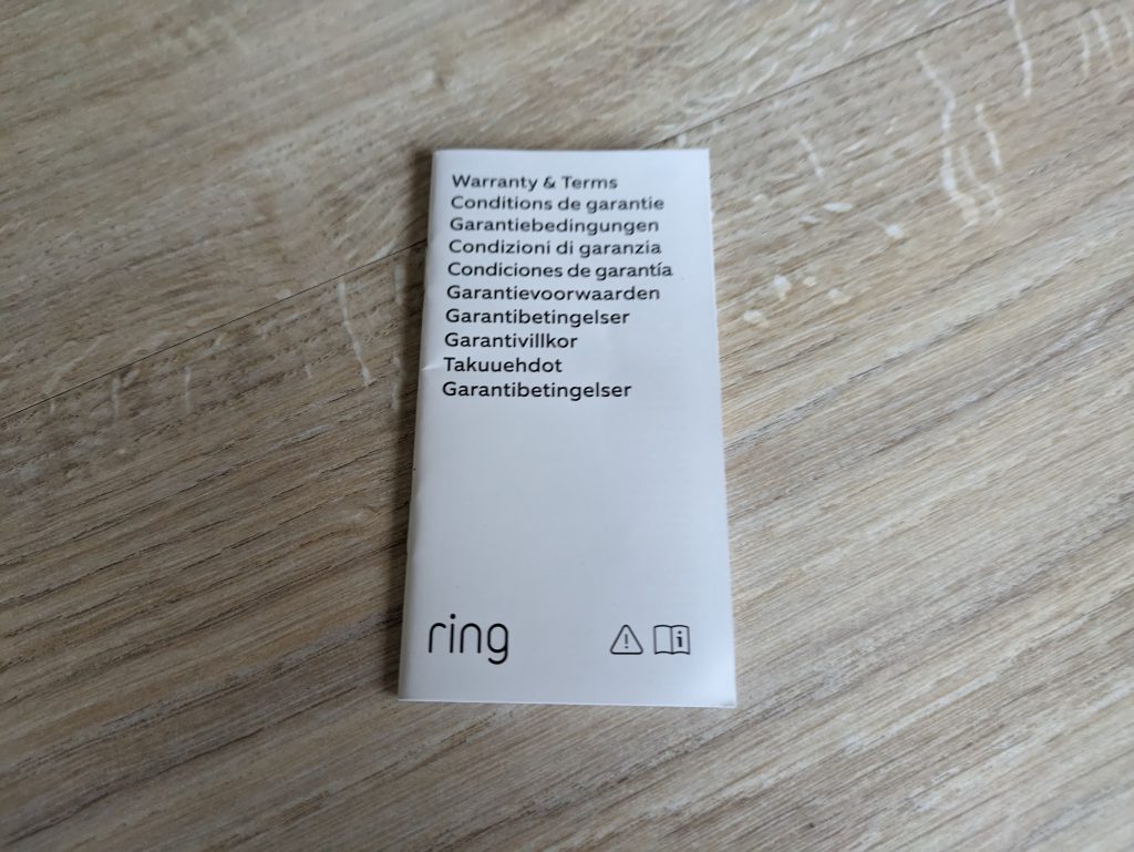 Garantie der Ring Stick Up Cam Battery Überwachungskamera