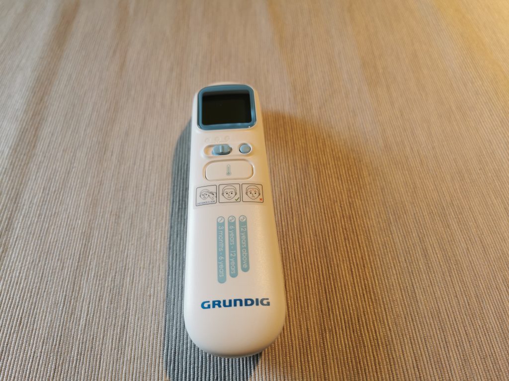 Grundig 20021 Stirnthermometer Frontansicht