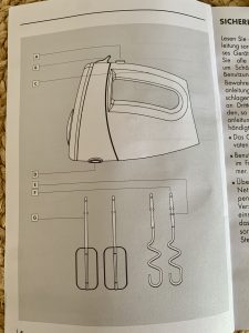 Grundig HM 5040 Handmixer Bedienungsanleitung Teil 1