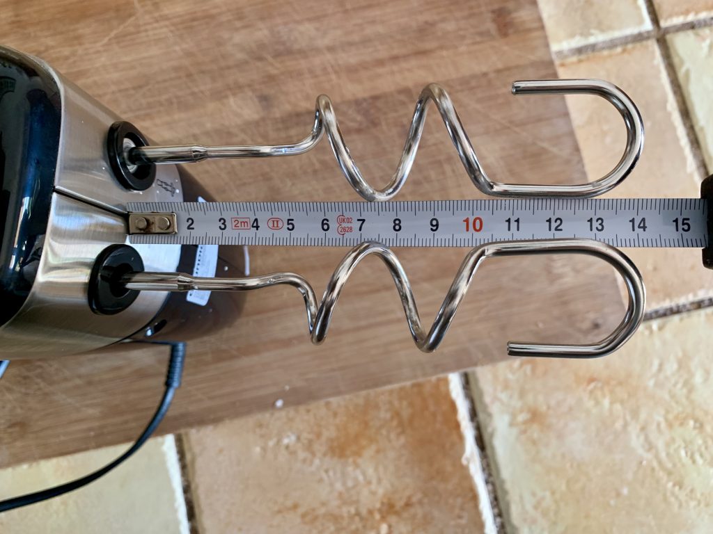 Grundig HM 5040 Handmixer Länge der Knethaken