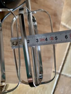 Grundig HM 5040 Handmixer Länge der Knethaken Durchmesser Rührbesen