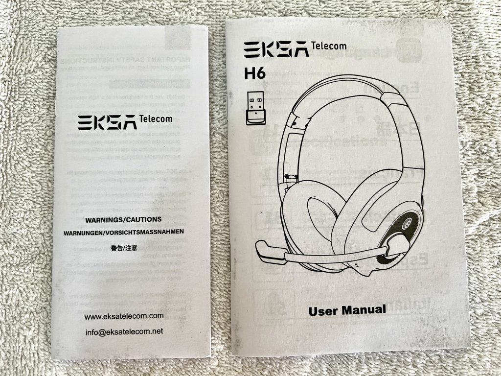 EKSA H6 Headset Bedienungsanleitung