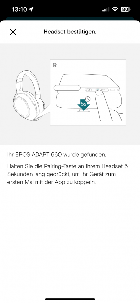Sennheiser Epos Adapt UC MS 660BT Headset App
