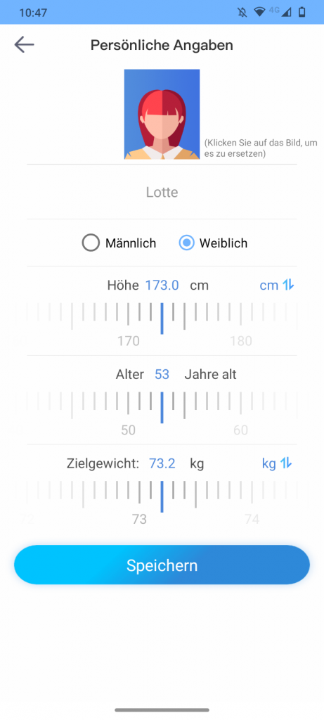 INSMART Personenwaage App