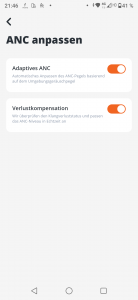 JBL Tour One M2 Kopfhörer Screenshot 2