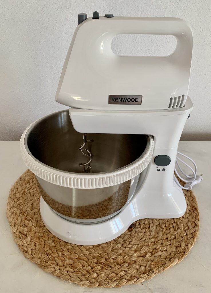 KENWOOD ‎HMP34.A0WH Handmixer mit Knethaken, Ständer und Rührschüssel