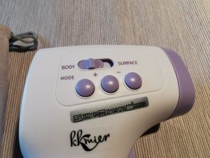 KKmier PC868 Stirnthermometer Bedienelemente