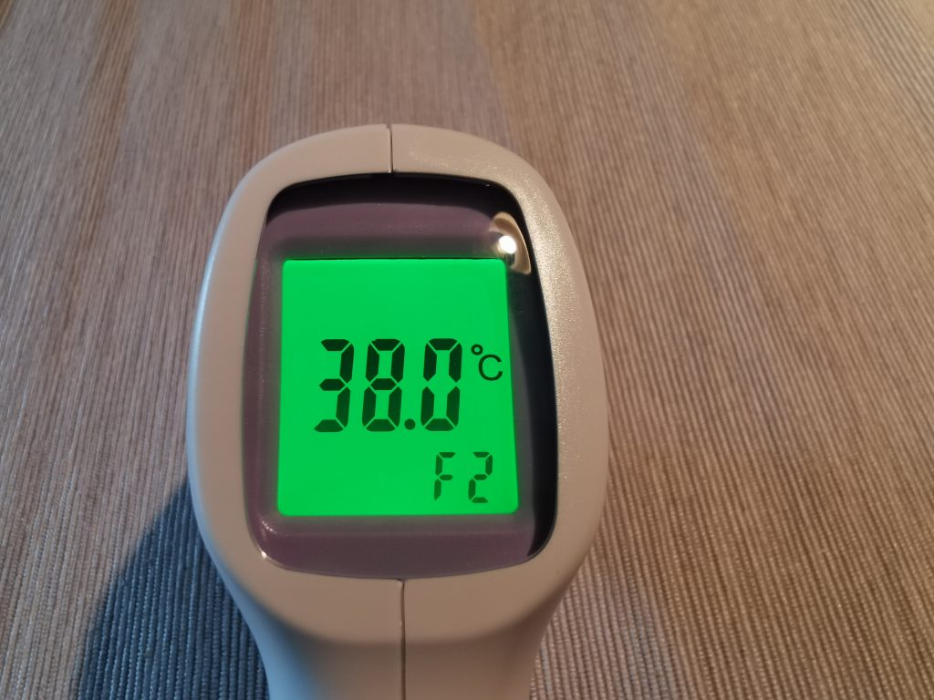 KKmier PC868 Stirnthermometer F2 Modus zur Anpassung des Fieberalarms