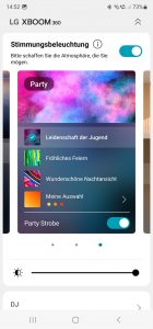 LG XBOOM 360 RP4G Bluetooth-Lautsprecher App 06