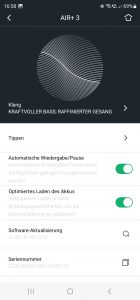 Libratone Air+ 3 In-Ear-Bluetooth-Kopfhörer Screenshot 1