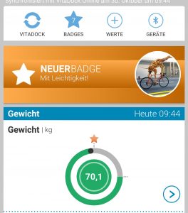 Medisana BS 444 Connect Körperfettwaage App01