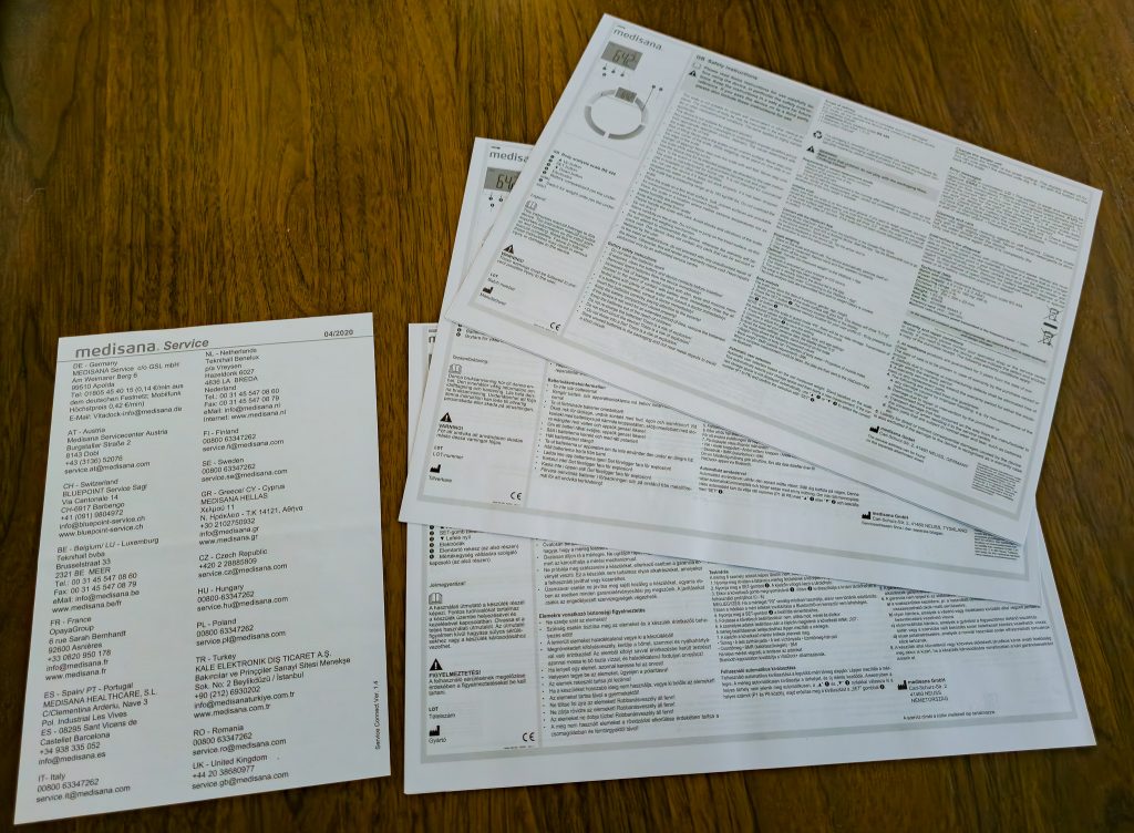 Medisana BS 444 Connect Körperfettwaage Bedienungsanleitung