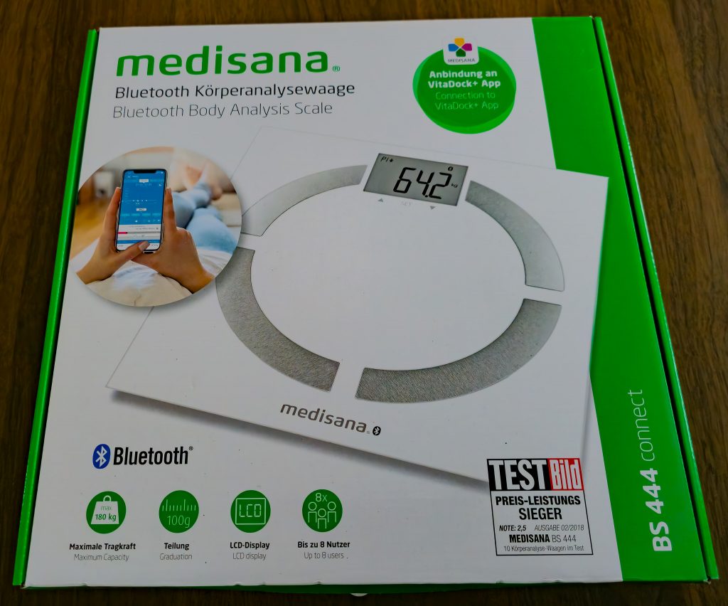 Medisana BS 444 Connect Körperfettwaage Verpackung