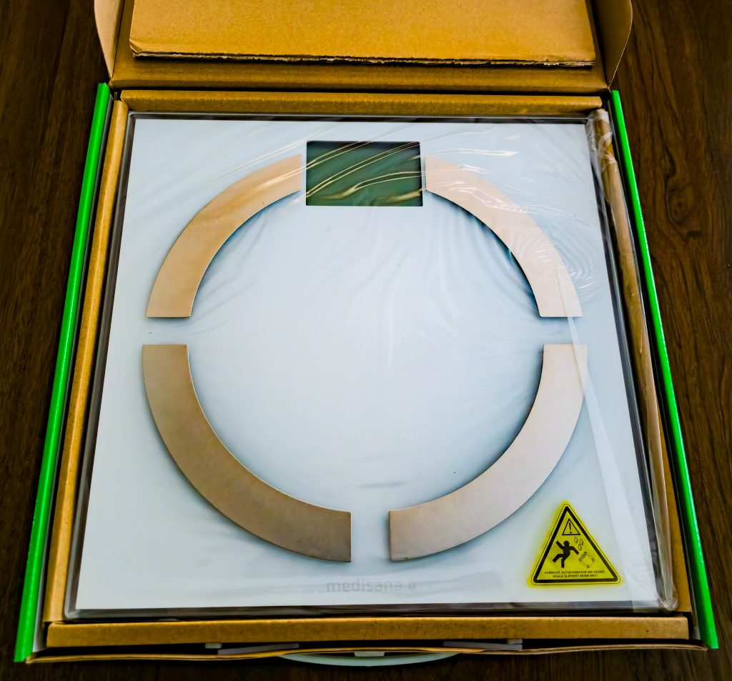 Medisana BS 444 Connect Körperfettwaage in der Verpackung