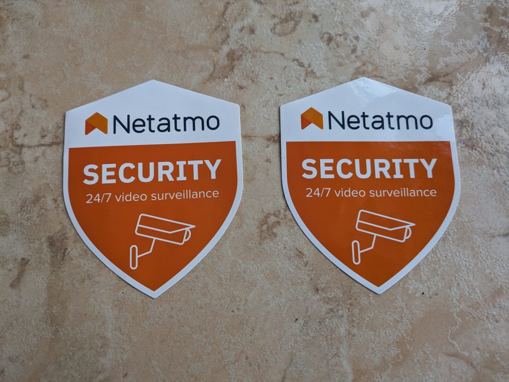 Netatmo Welcome Überwachungskamera Aufkleber
