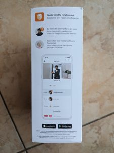 Netatmo Welcome Überwachungskamera Verpackung von links