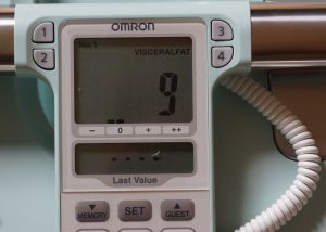Omron BF511 Einzelwert viszerales Fett