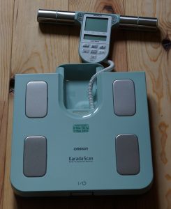 Omron BF511 Körperfettwaage Anzeigemodul mit Spiralkabel