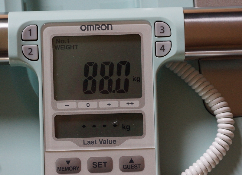 Omron BF511 Test erste Messung