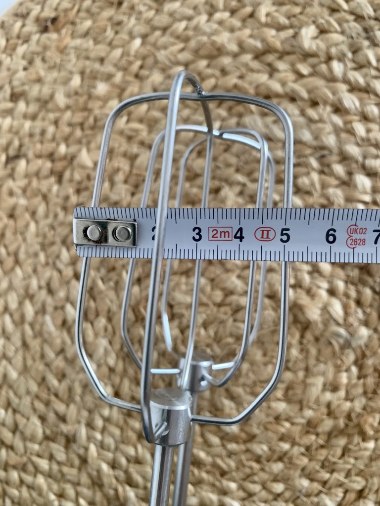Philips HR3741:00 Handmixer Durchmesser Rührbesen