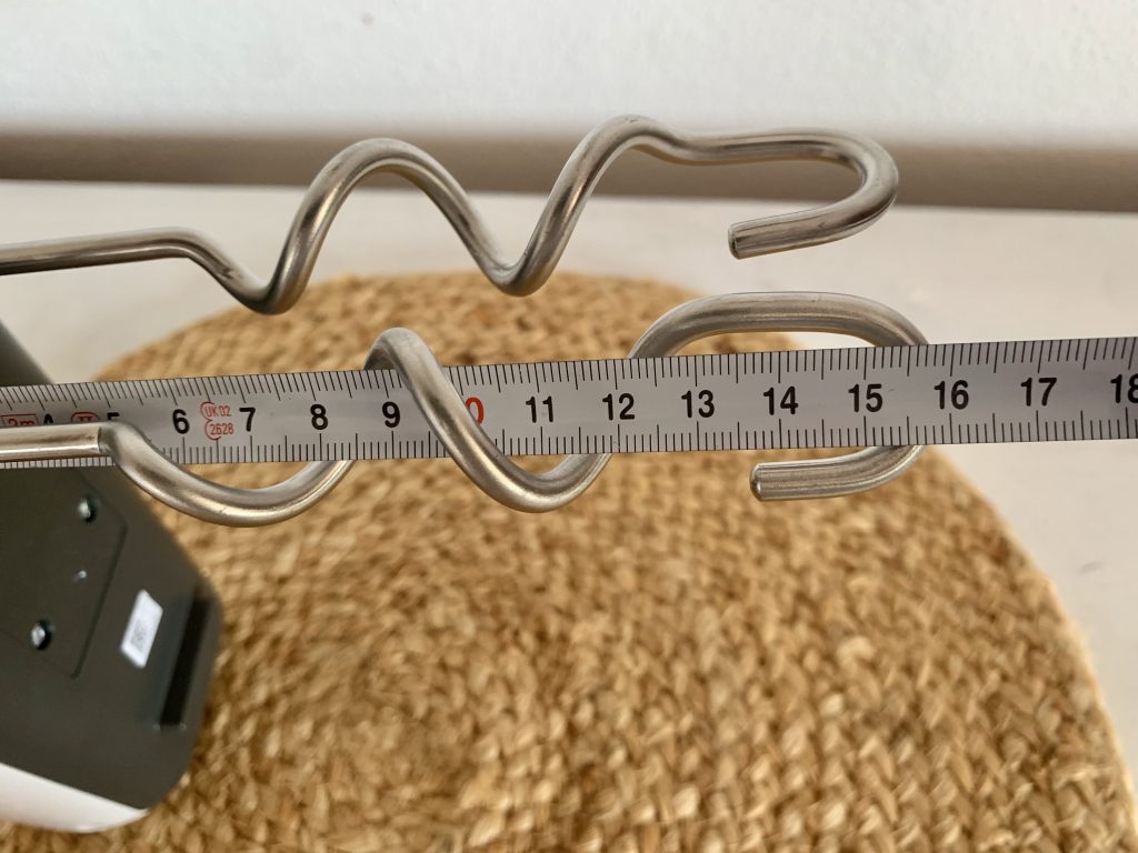Philips HR3741:00 Handmixer Länge der Knethaken