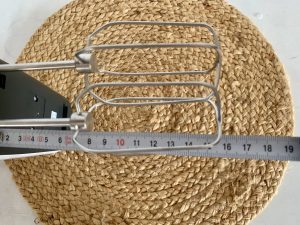 Philips HR3741:00 Handmixer Länge der Rührbesen