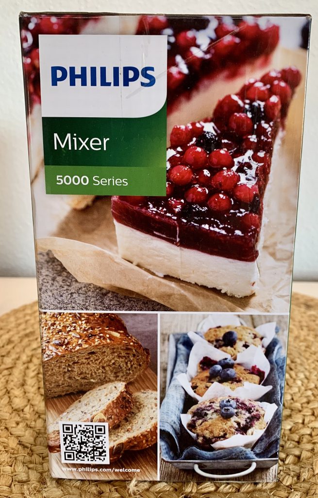 Philips HR3741:00 Handmixer im Karton von der rechten Seite