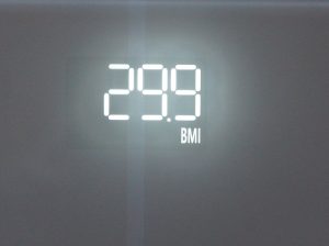 RENPHO WLAN-Smart-Waage Test Anzeige BMI