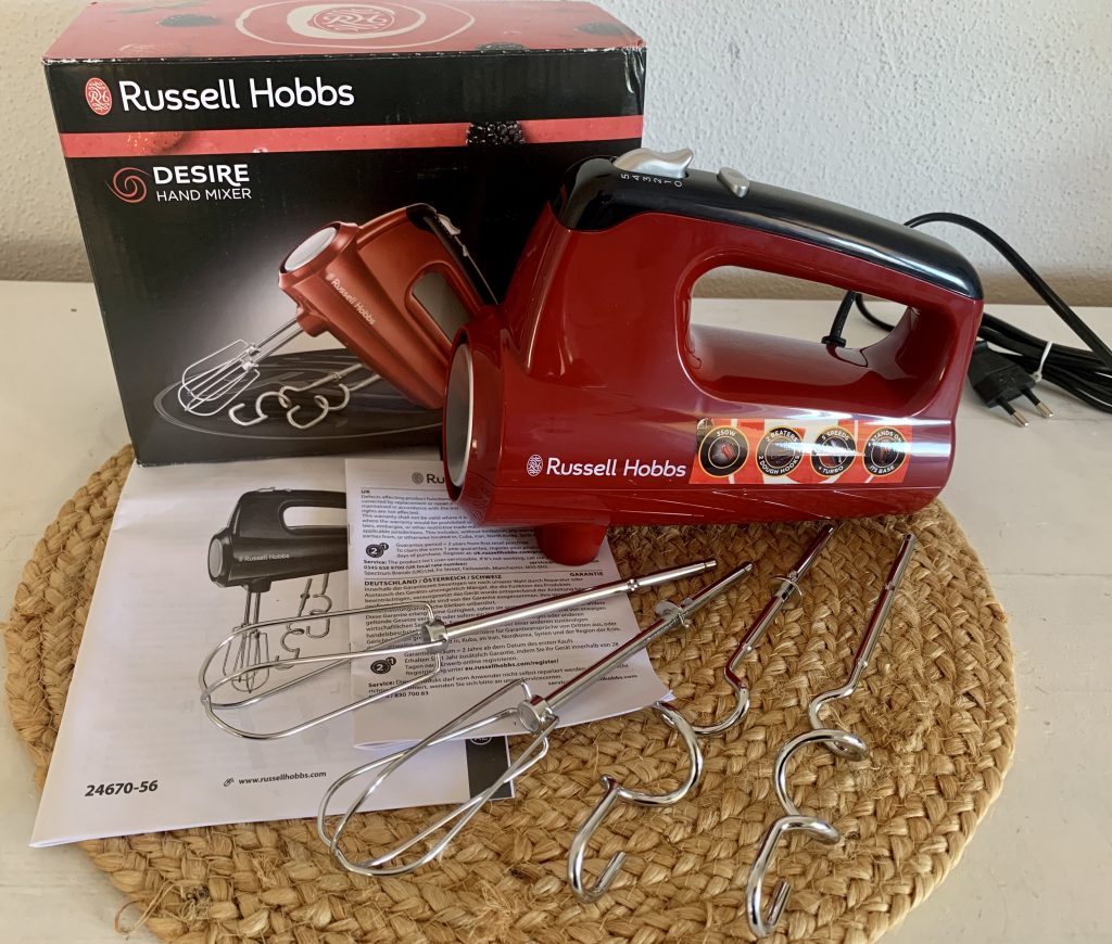 Russell Hobbs 24670-56 Handmixer ausgepackt mit Zubehör