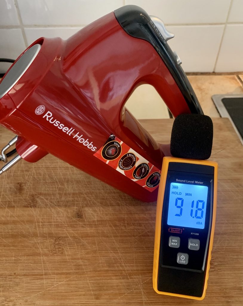 Russell Hobbs 24670-56 Handmixer Lautstärke in Dezibel