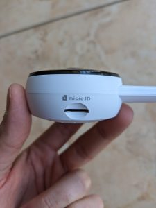 SD-Kartenslot der D-Link DCS 8300LHV2 mydlink Überwachungskamera