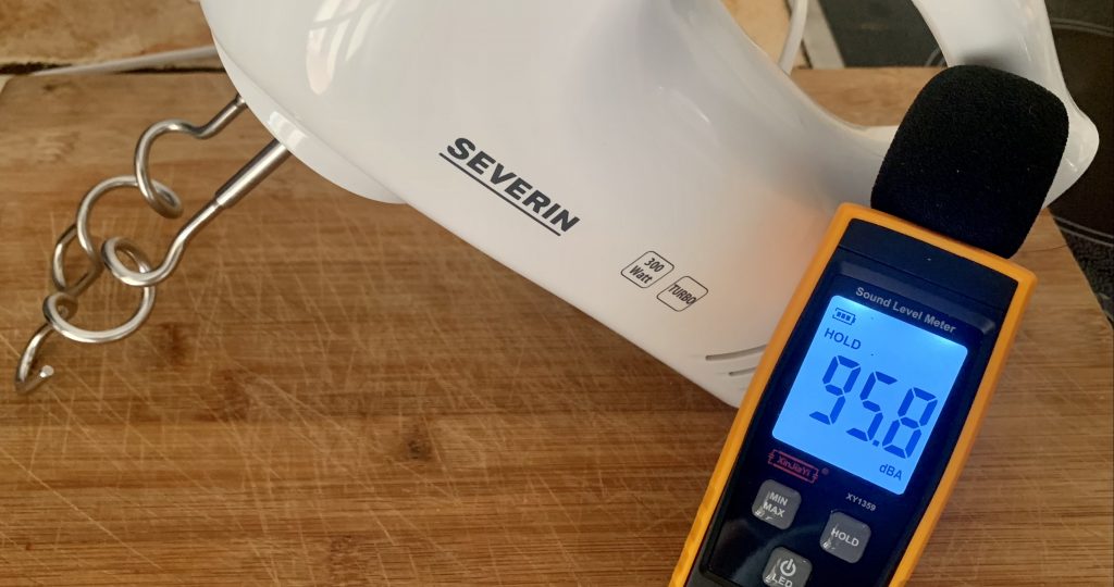 SEVERIN HM 3820 Handmixer Lautstärke in Dezibel