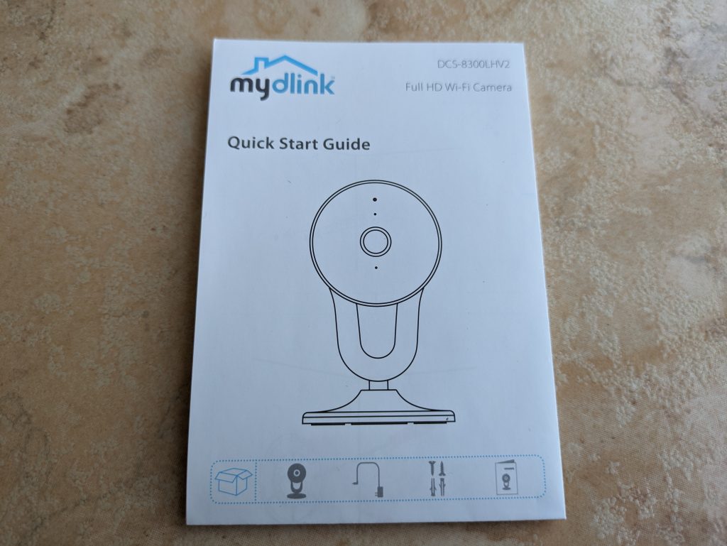 Schnellstartanleitung der D-Link DCS 8300LHV2 mydlink Überwachungskamera