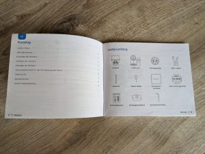 Schnellstartanleitung der Reolink Argus PT Ultra Überwachungskamera geöffnet