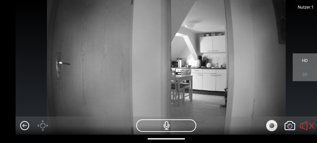 Screenshot Überwachungskamera für innen