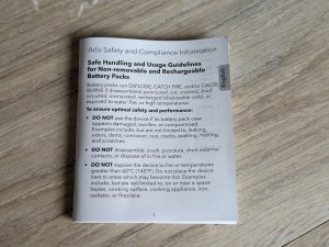 Sicherheitshinweise der Arlo Essential Spotlight Überwachungskamera