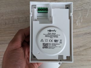 Somfy 2401563 Überwachungskamera von hinten