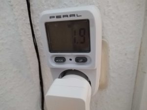Stromverbrauch der Somfy 1401507 Überwachungskamera