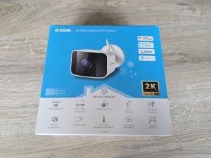 Verpackung der D-Link DCS 8620L Überwachungskamera von vorne