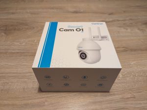 Verpackung der Owltron O1 Überwachungskamera von vorne