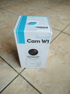 Verpackung der Owltron W1 Überwachungskamera von oben