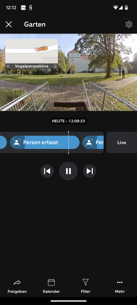 Videospeicherung der Ring Stick Up Cam Pro Überwachungskamera
