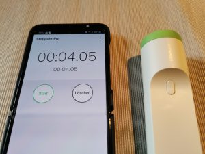 Withings Thermo Schläfenthermometer Messdauer
