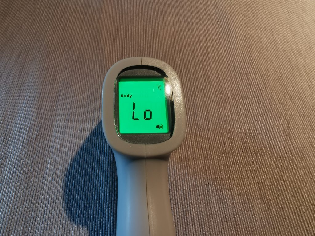 medisana TM A79 Stirnthermometer Display beleuchtet