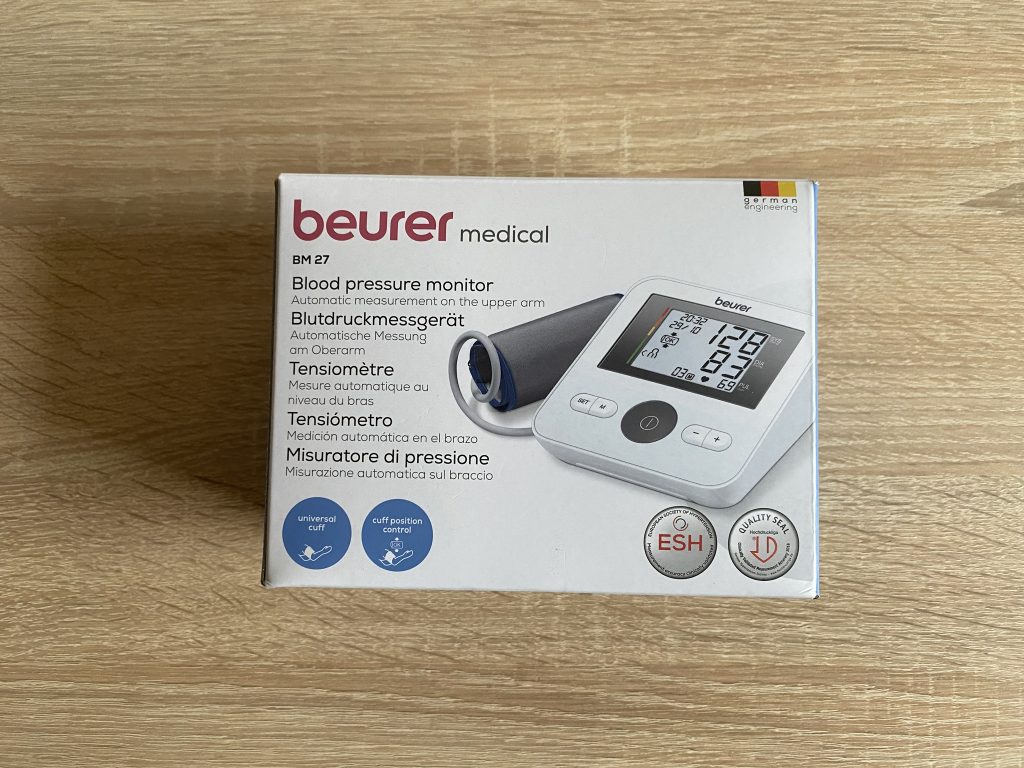 Beurer BM 27 Oberarm-Blutdruckmessgerät Verpackung