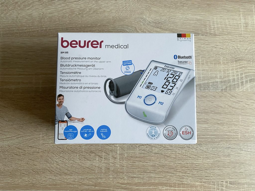 Beurer BM 85 Oberarm-Blutdruckmessgerät Verpackung