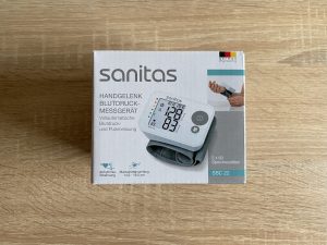 Sanitas SBC 22 Handgelenk-Blutdruckmessgerät Verpackung