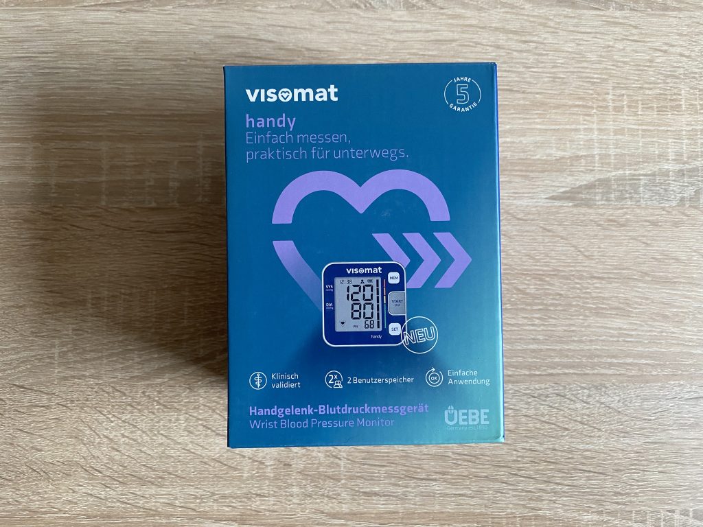 Visomat handy Handgelenk-Blutdruckmessgerät Verpackung