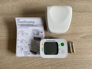 Medisana BW 335 Handgelenk-Blutdruckmessgerät ausgepackt